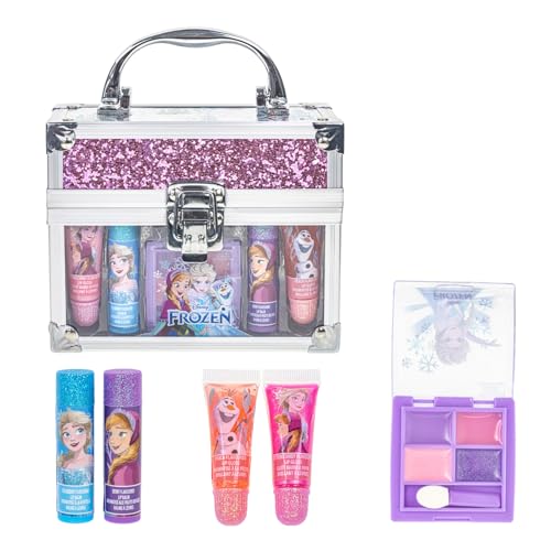 Disney Frozen Mini Train Case Beauty Set with Washable Makeup Ages 3+