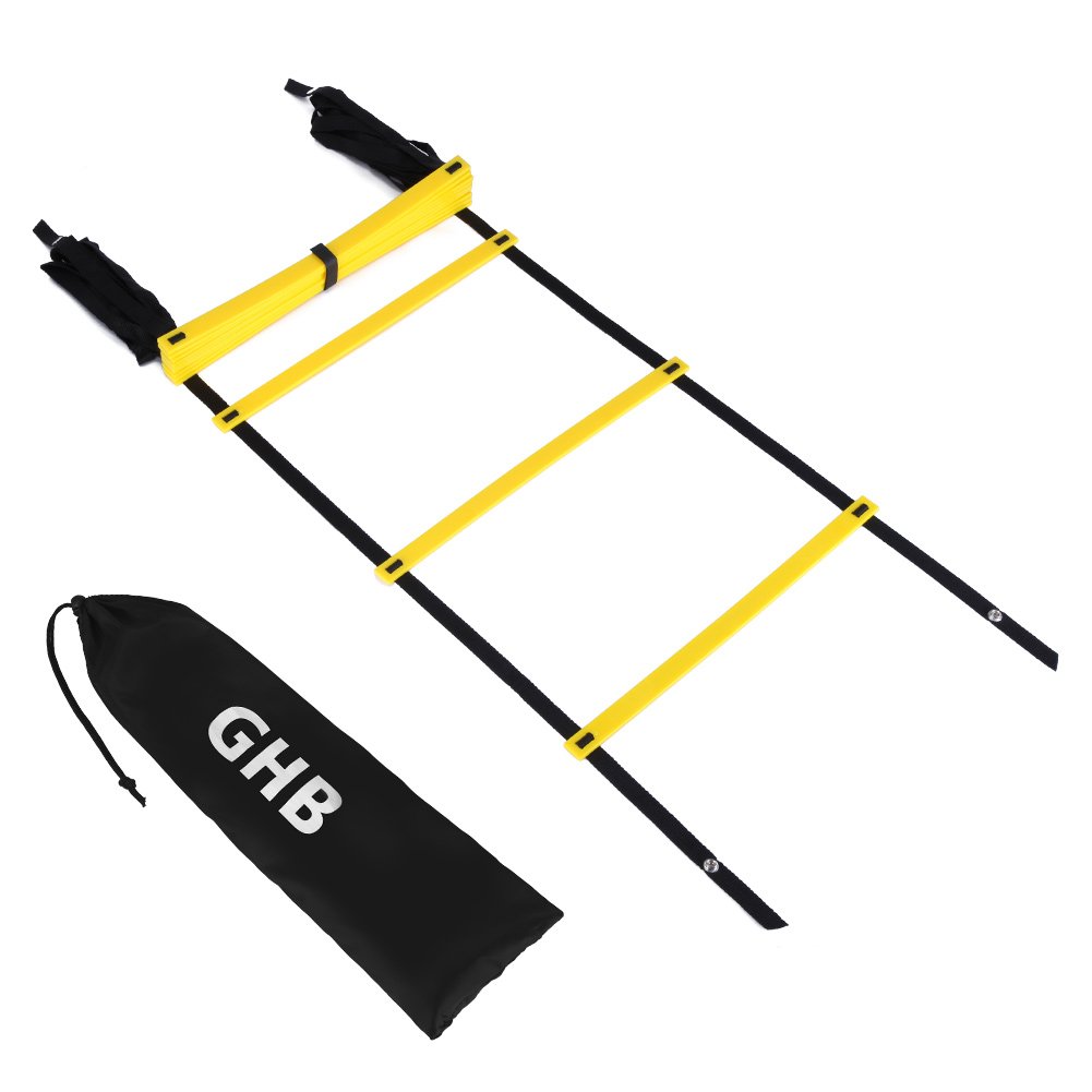 GHB Sport Training scala durevole Calcio coordinazione 6 m con custodia