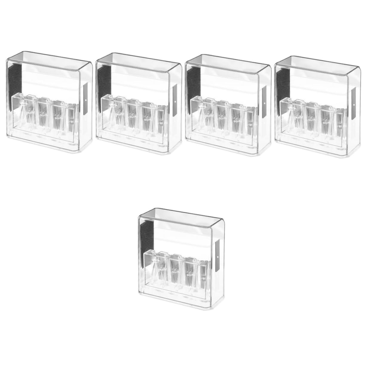 Uonlytech 5 Pezzi Temperamatite Manuale Portatile per Scuola e Ufficio Design Compatto e Resistente Facile Usare per Punta