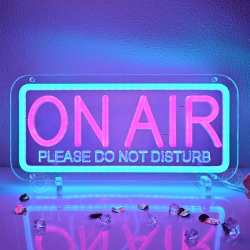 Image of SYLHOME ON AIR Do Not Disturb LED Neon Light Sign Office Game Room Decor