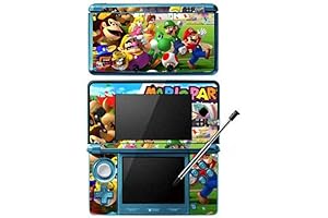 Mario Party Game Skin for Nintendo 3DS Console