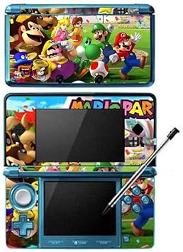 Mario Party Game Skin Compatible with Nintendo 3DS Console
