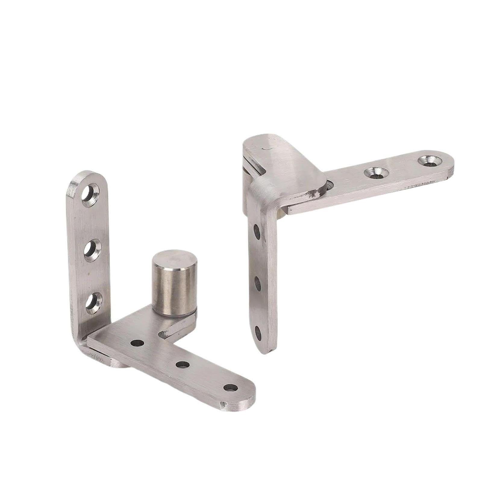 Charnière de porte réversible à fermeture automati Charnière Rotative Robuste Argentée Brossée