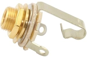 High-End 11 Gold 1/4-Inch Electric Guitar Switchcraft Output Jack