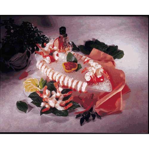 Mirabel Raw Peeled 40/60 Deveined Tail Off Shrimp, 2.5 Pound -- 4 per case.