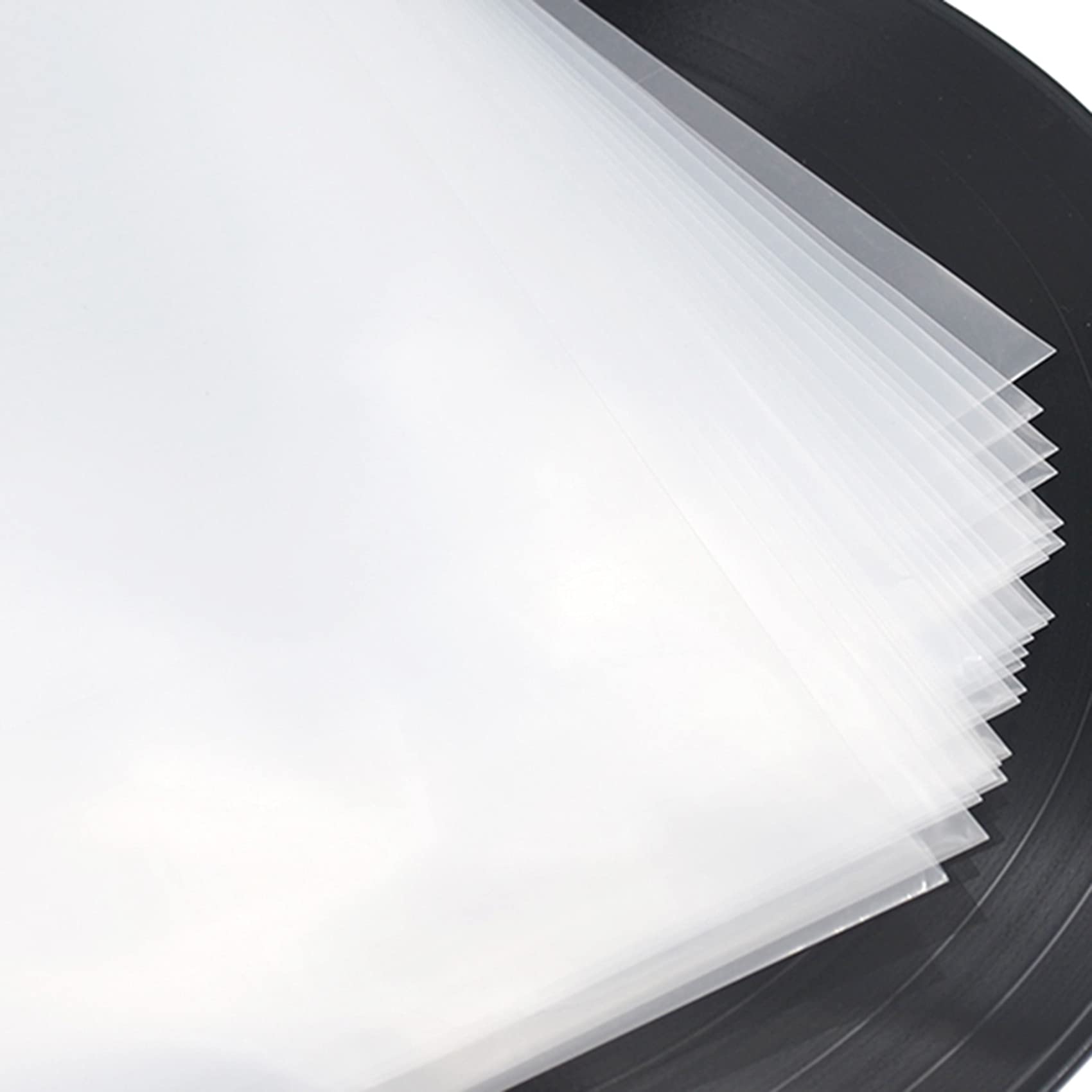 180 Buste Scoperte Piatte 6,7 Maniche Esterne nel Plastica per Dischi Rigidi nel Vinile per 12 Pollici Double/Gatefold 2LP 3LP 4LP