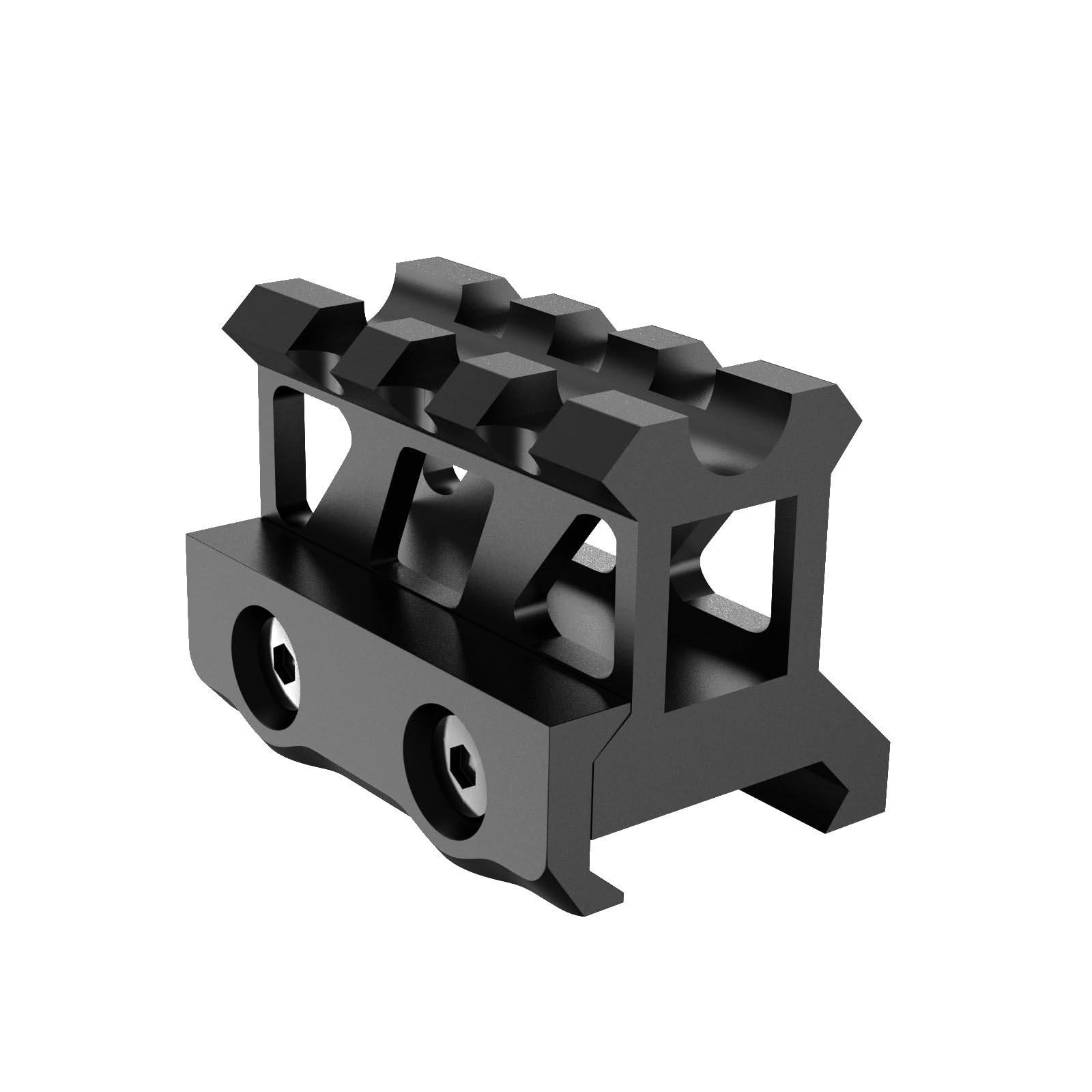 Feyachi 1 Pulgada Riser Mount, Picatinny Riser Mount para Red Dot Sights, Riflescopes, y Ópticas Sólo para Actividades Deportivas
