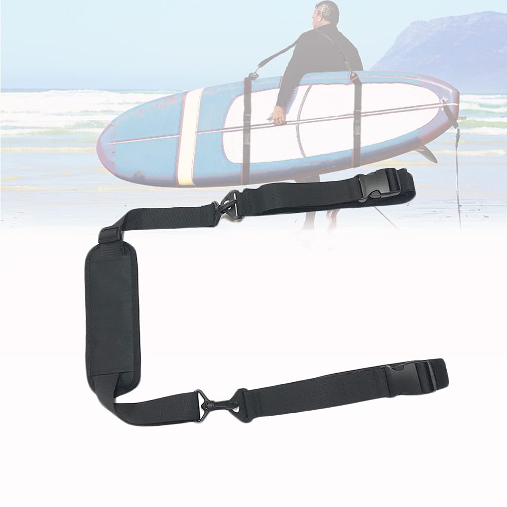 Klevery Paddle Board Carry Strap - Surfboard Shoulder SUP Kayak Storage Sling with Padded, Heavy Duty