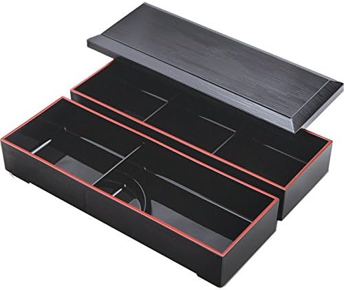 Japanese Lacquer Bento Box 3 Compartments -3 Pcs. Set