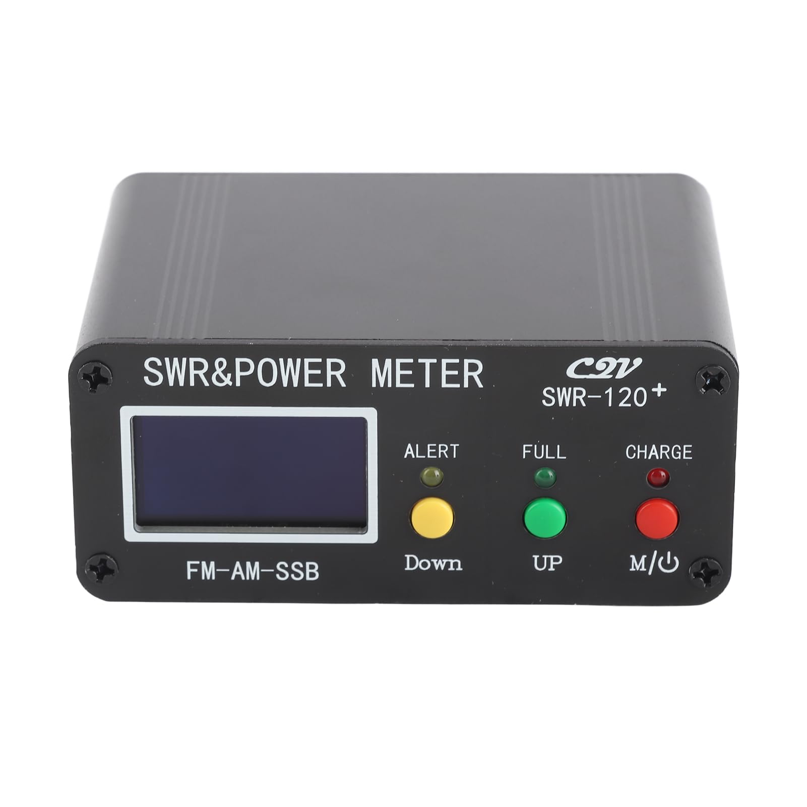 Medidor SWR HF Recargable, 1.8-50 MHz 0.5-120W con Pantalla OLED