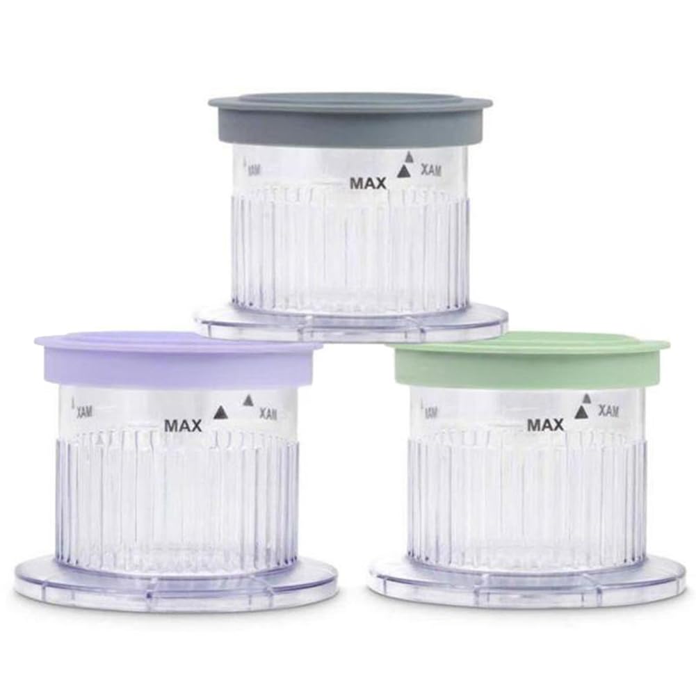 CTRLZS Ice Cream Maker Dessert Cups 3PCS Replacement Spare Parts Ice Cream Storage Container Cream Storage Cup