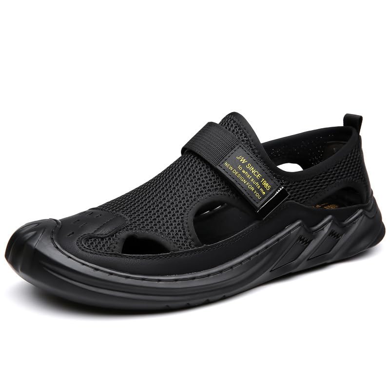 Men's Thick-Soled Beach Shoes - with Breathable mesh Design, These are Comfortable and Fashionable Casual Outdoor Shoes.