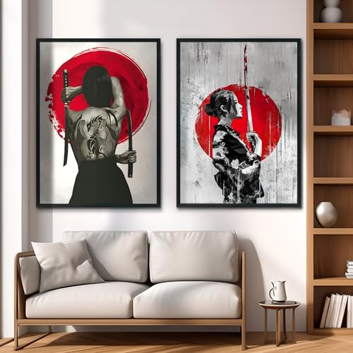 Occasioni: questi bellissimi poster e immagini di samurai sono perfetti per ospedali, studi medici, salotti, uffici, soggiorni, camere da letto e possono persino illuminare i bagni!