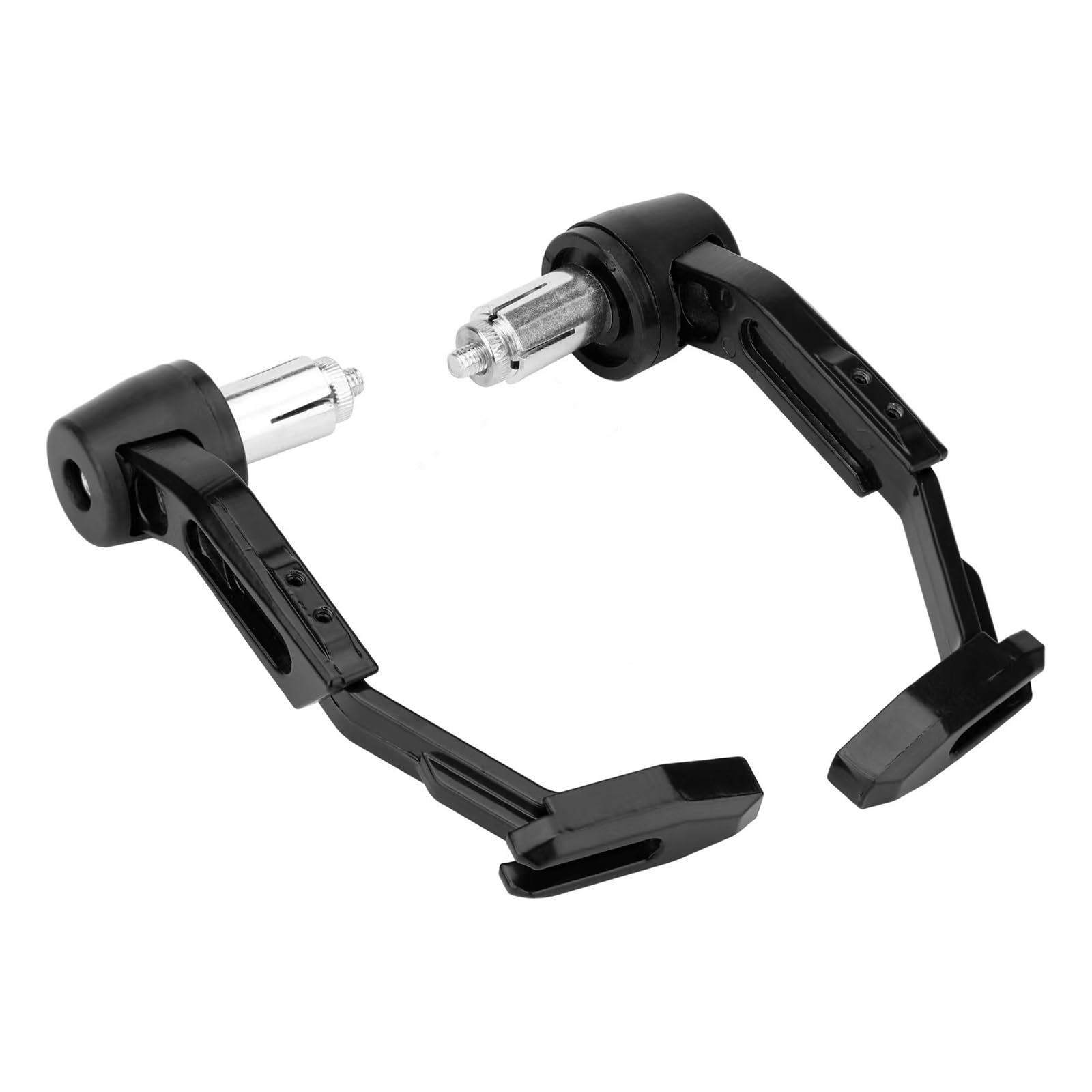 Beqlxta Black Brake Lever Guard Motorcycle Brake Horn Guard Modified Aluminum Alloy Bow Brake Protection Horn Guard Bow(Black)