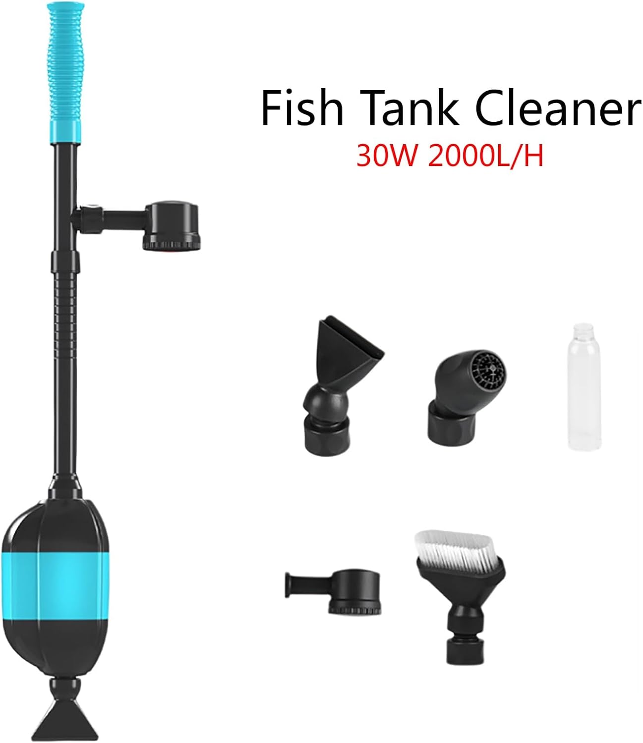 Automatic Fish Tank Cleaning Tools, Gravel Cleaner for Fish Tank, Water Maintence Items for Aquariums, Suitable for Change Water Wash Sand Water Filter(30W)