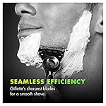 Gillette Labs with Exfoliating Bar Razor Refills for Men , 6 Razor Blade Refills and 7oz Rapid Foaming Shave Gel - Image 2