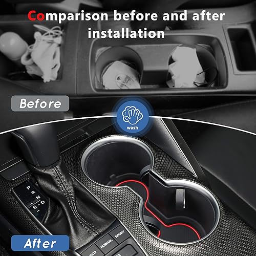 Portavasos Silicone para Toyota Camry 2018-2024, 2 Piezas miniatura 2