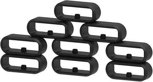 Miniatura 6 de FitTurn Anillos de sujeción compatibles con Fitbit Versa 3Versa 2Fitbit VersaVersa LiteVersa SE, accesorios de repuesto de silicona para reloj,