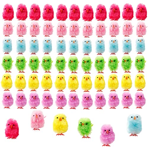 Rylod 72 piezas de decoración de pollitos de Pascua Cover
