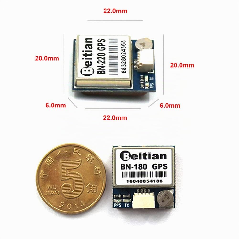 BN-220 Dual GPS Glonass Modul Navigation TTL Level 9600bps + GPS Passive Antenne pour Arduino Raspberry Pi Pixhawk F3 CC3D Betaflight F4 Flight Control