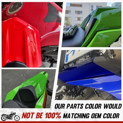 Cojín de asiento trasero Aprilia RS 457 2024: Tapa de colín deportivo efecto carbono texturizado 6