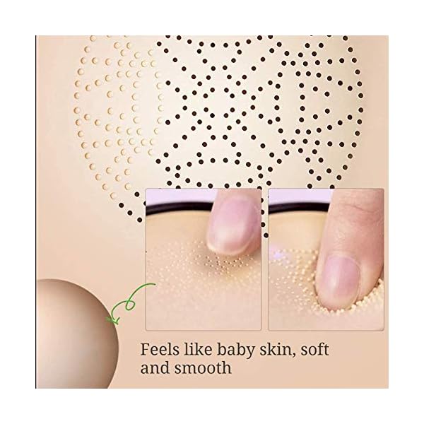 BB Mushroom Air Cushion, Avocado BB/CC Cream, All-Day Lasting Nude Foundation, Even Skin Tone Makeup Base, Easy to Apply, Thin, Moist