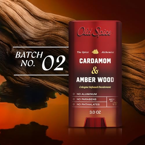 Old Spice Aluminum Free Deodorant for Men, Cardamom & Amber Wood, 3 oz - image 7