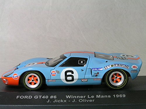 Amazon.co.jp: 1/43 フォード 〓 GT40 '69 ルマン優勝車 ガルフ