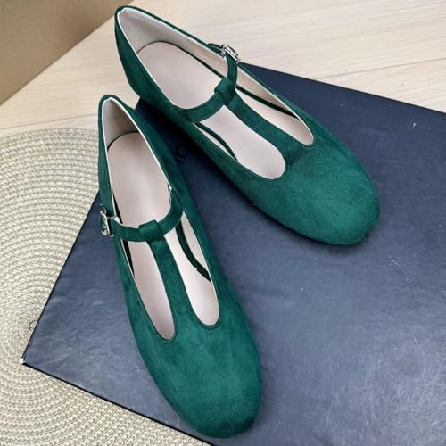 SAILING LU Women's Round Toe Ballet Flats Dress Shoes Lightweight Casual Loafers Soft Walking Flat Shoes for Women3