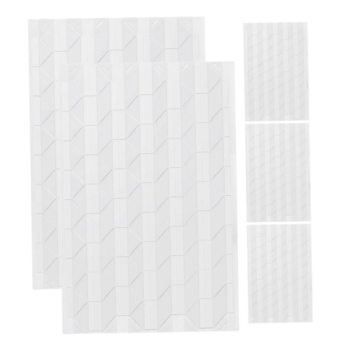 TEHAUX DIY Photo Corners Stickers 5 Sheets Photo Mounting Corners for Scrapbooking Albums