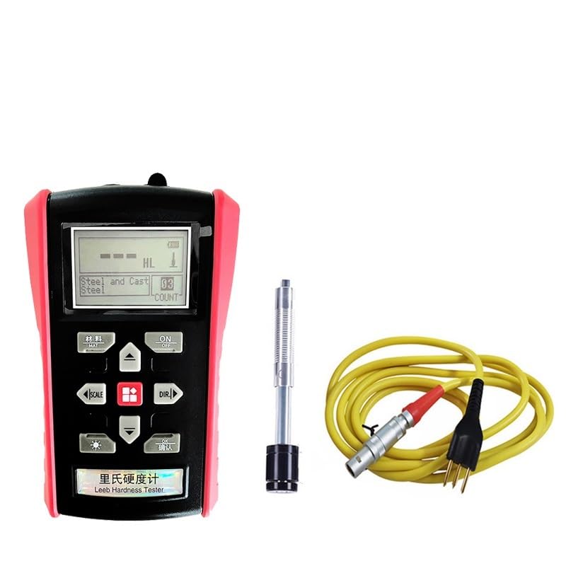 7-in-1 Original Metal Meters Metal Hardness Tester Portable Durometer Portatil Metal Pipe Steel Plate Mould Surface Hardness HRC -Hardness Testing(C-Type Dvice-A)