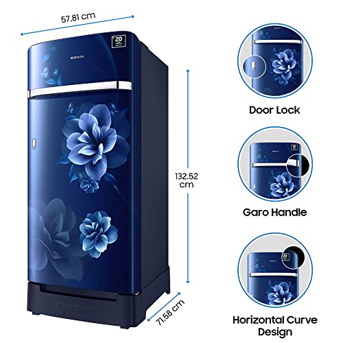 Image of Samsung 198 L 5 Star Inverter Direct Cool Single Door Refrigerator Appliance