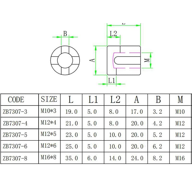 Attaches pour CâBles MéTalliques 10 pièces M3/M4/M5/M6 Angles à 90 degrés en Acier Inoxydable 316 systèmes de Treillis de câble métallique Vert Mur Croix Pince Corde Pince Serre CâBles (Size : M5x12m