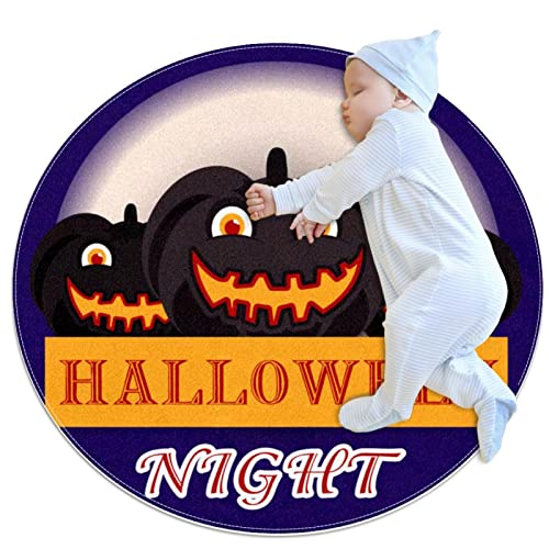 Tapis de sol circulaire Halloween antidérapant pour entrée propre - 2