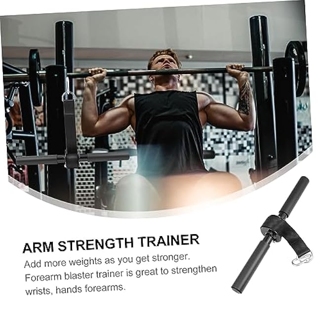 Balacoo Forearm Wrist Curler Exerciser for Hand Strengthening Grip Strength Kit Arm Strength Training Equipment