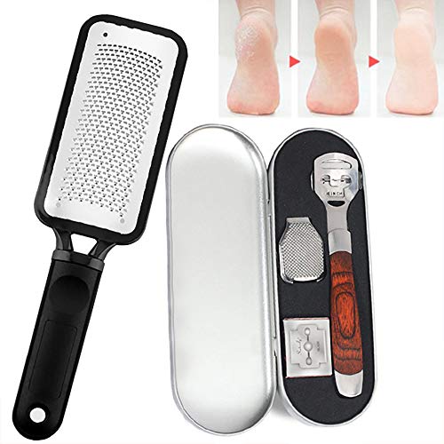Pedicure Kit and Callus Remover, Foot Scrubber Foot Care Callus Shaver Callus Corn Remover for Feet, Pedicure Tools for Men and Women
