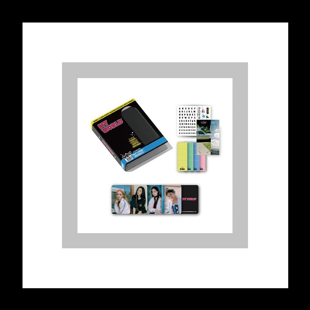 aespa カリナ　my world ポストカードブック Aespa Official MD MY WORLD Epoxy Sticker Postcard Book