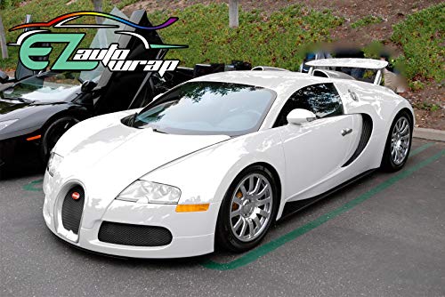 Jdmbestboy Free Tool Kit Gloss White Glossy Vinyl Wrap Sticker Decal Film Sheet Bubble Free Air Release- 24"X60" #TOP7