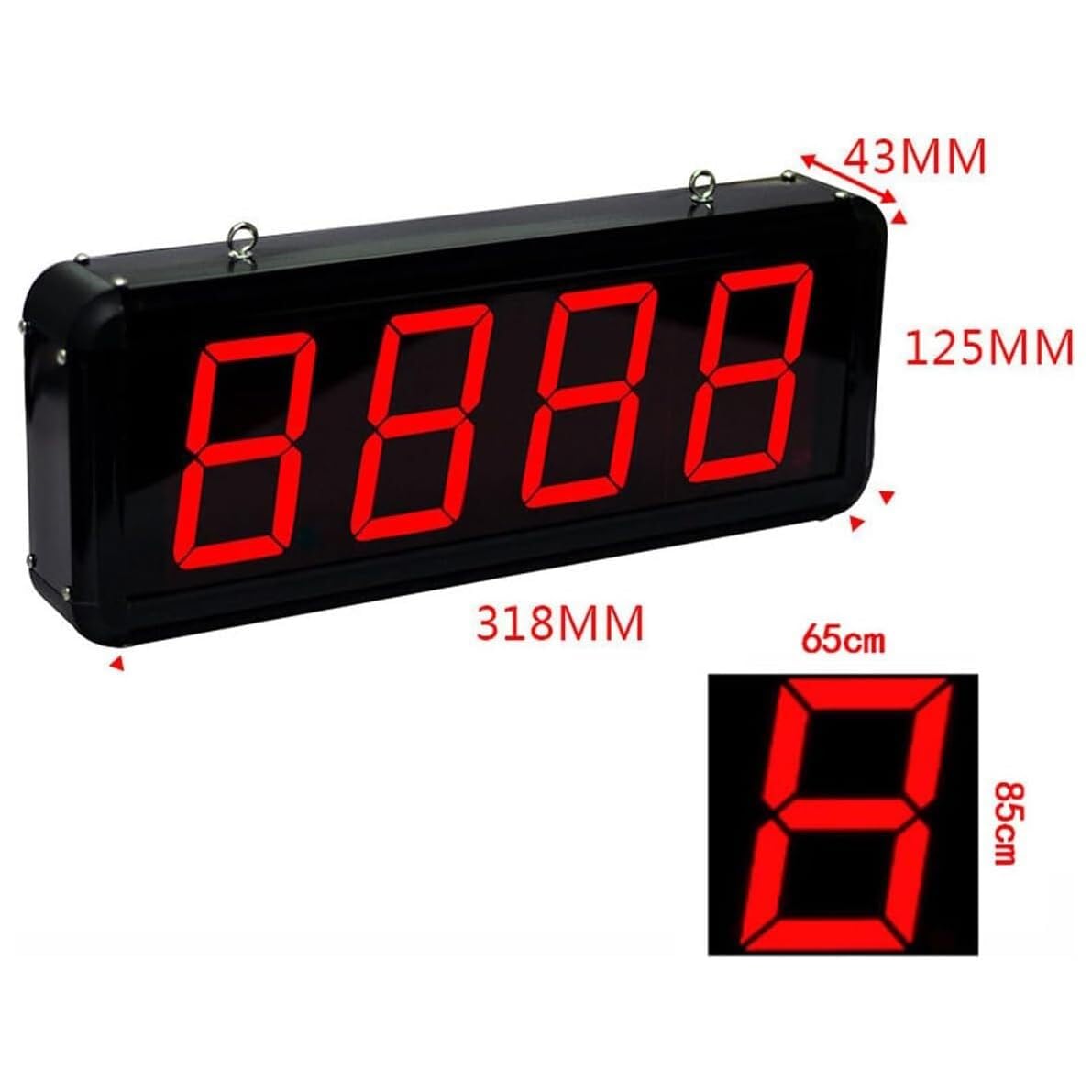 LED Infrarot Digitalzähler 4 Digitaler Ziffernzähler, mit Infrarotsensor Zählen bis zu 9999 Kann Produktionslinienzähler verwenden