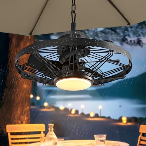 Fansconce Outdoor Ceiling Fan, IP65 Waterproof 20