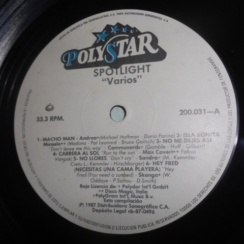 Vista 3 de Caracas 750 presenta Spotlight Vinyl Varios Artist Compilation