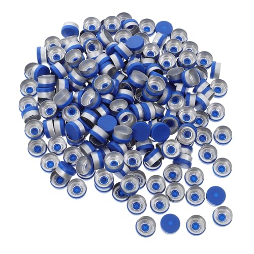 FUNOMOCYA Airtight Glass Vial Caps 200pcs Flip Cap Leak Prevention Suitable for Cosmetics Industries