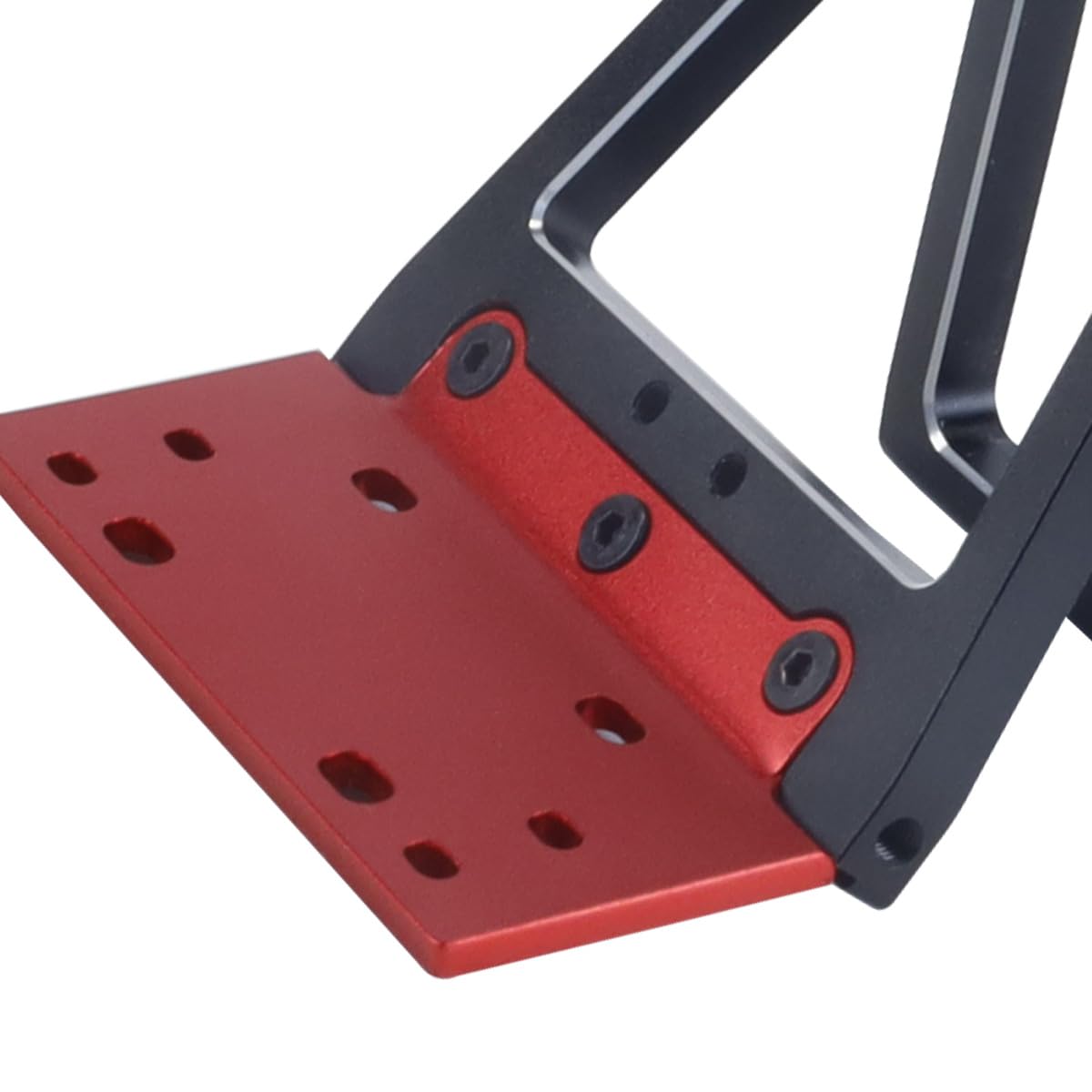 Aluminium RC Winde Doppelstent Rettungsset LKW Abschleppkran Arm Wrecker Kit mit 360° 35KG Servo für 1/10 SCX10 TRX4 RC Crawler