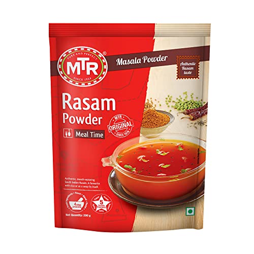 Image of MTR Rasam Powder | Traditional Masalas | Authentic Spiced South-Indian Soup | 200g (Pack of 3)
