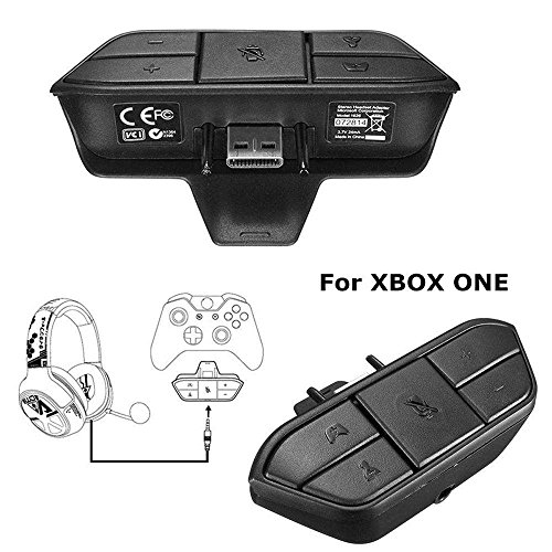 BaconiXfF Gamepad - Adaptador de auriculares estéreo para Microsoft Xbox Audio Games (8 x 5 x 2,1 cm)