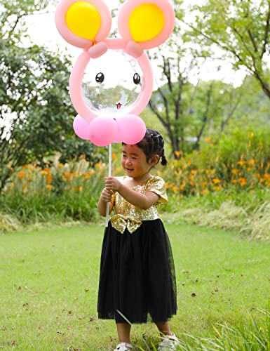 Cilucu Toddlers Sequin Tutu Dress for Girls Adorable Bow Dress Short Sleeve Sparkle2