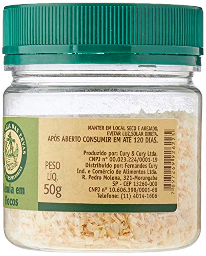 Companhia das Ervas Cebola Em Flocos Companhia Das Ervas Pote Pet 50G