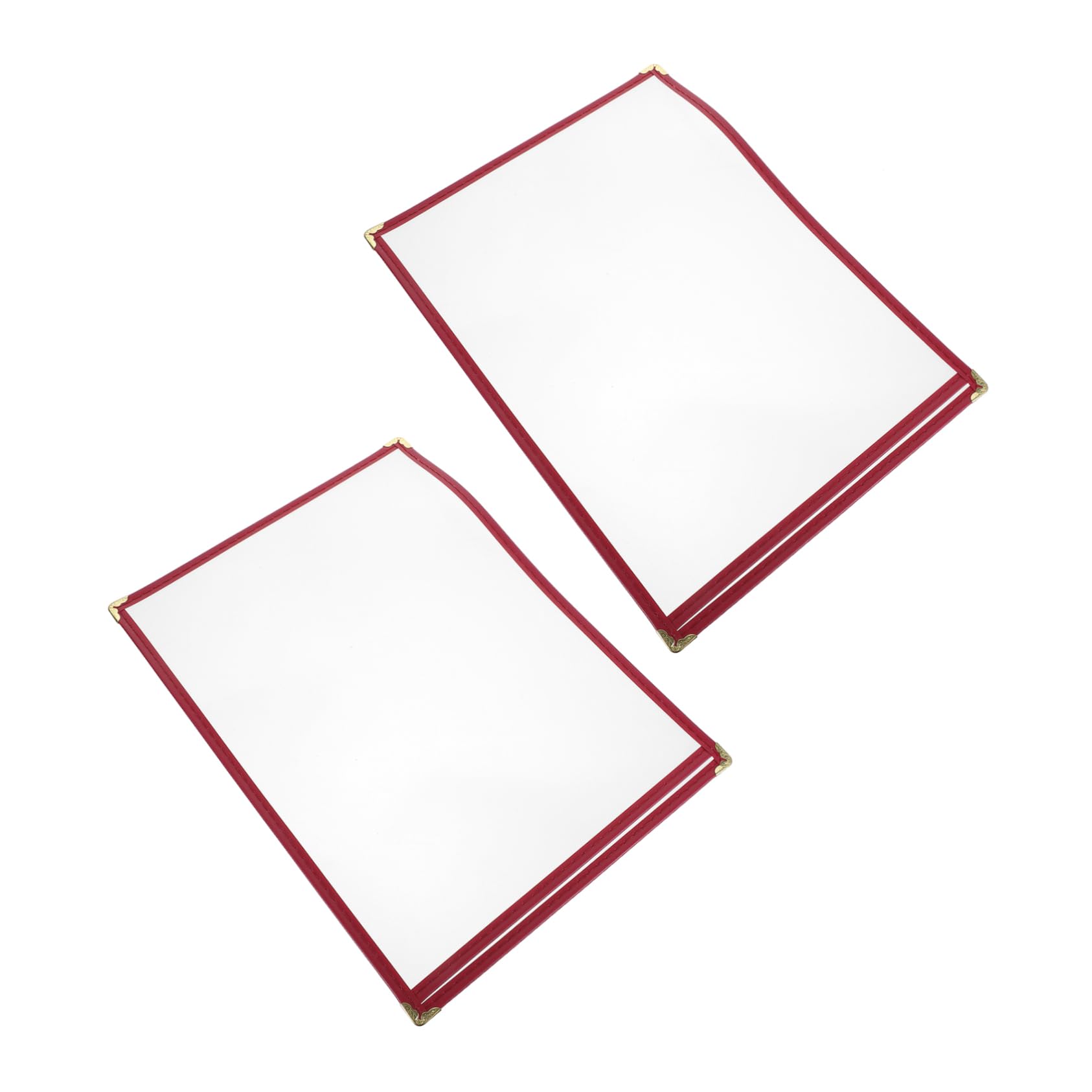 COSMEVIVI Menu Binder List Paper Insert Waterproof and Oil-Resistant PVC Shell for Restaurant Bar