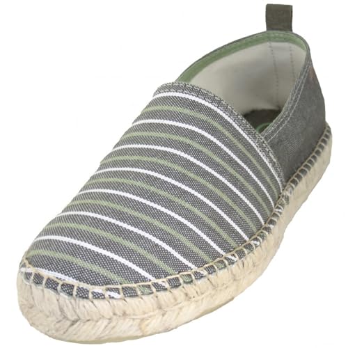 Espadrilles plates Salve 444-353 en coton et toile haut de gamme