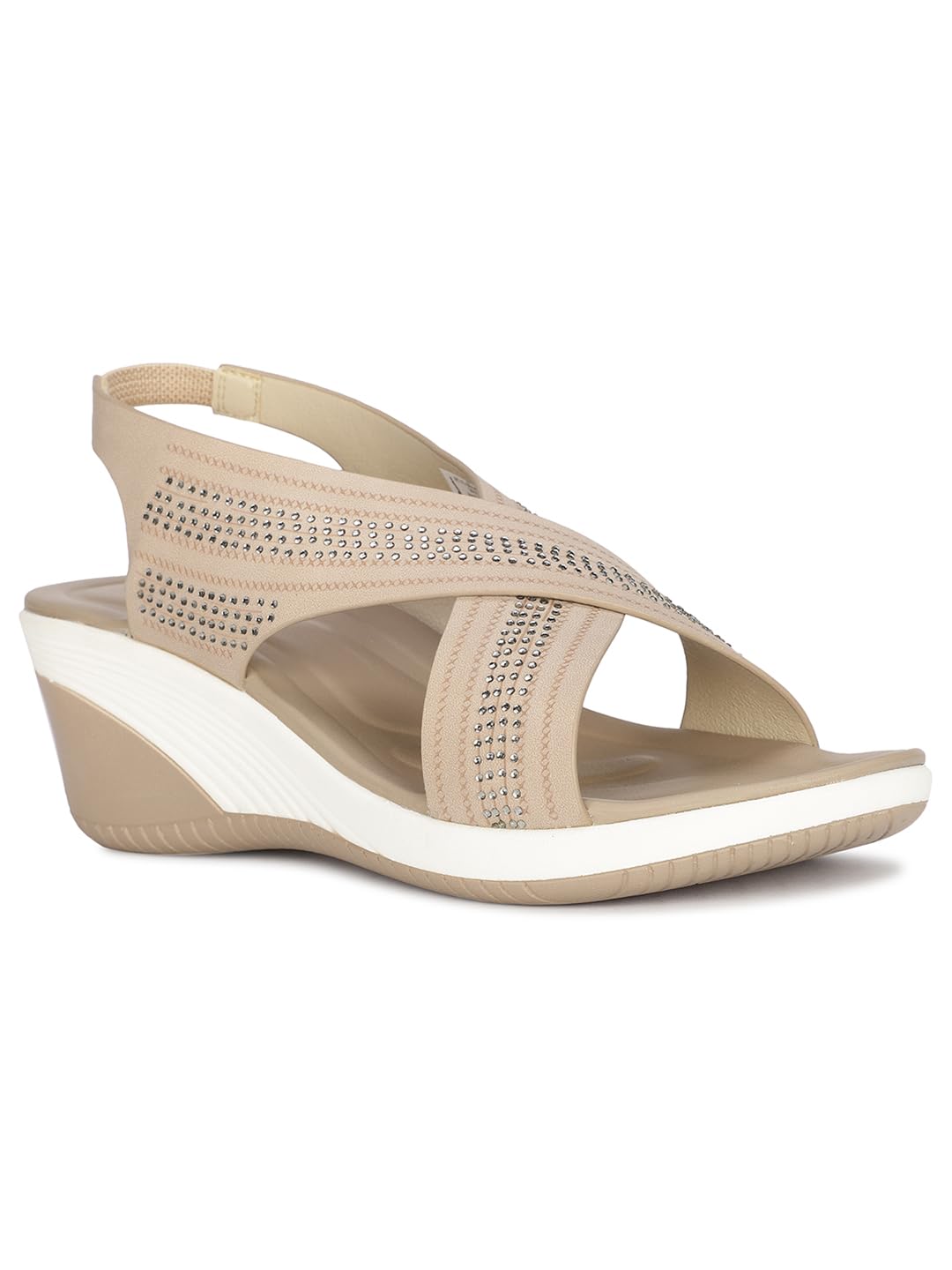 Bata Carol Wedge Sandal Womens Casual Sandal In Yellow Beige Gold, 5 UK (B0CR2R7RSC) Amazon Price History, Amazon Price Tracker